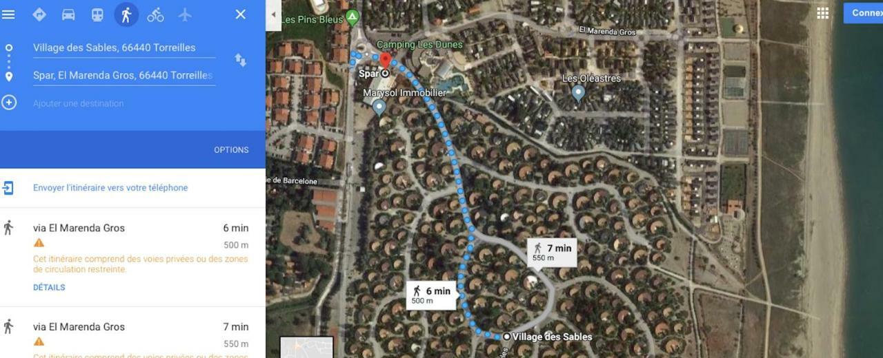Maison Jardin Wifi - Climatisation - 100 M Plage Sauvage - 20 Min Perpignan Torreilles Esterno foto